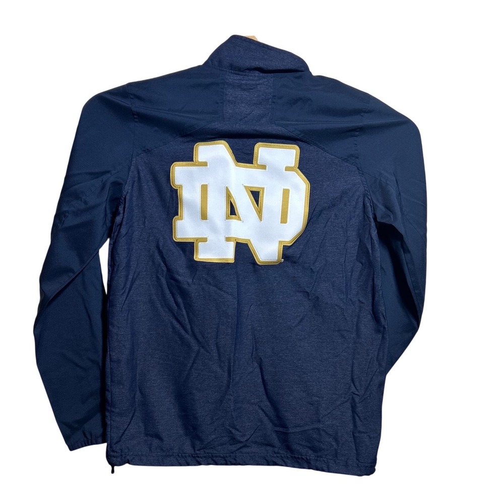 Under Armour Notre Dame Fighting Irish Quarter Zip Pullover Jacket Navy Small